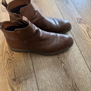 Guess Men's Tan Leather Boots